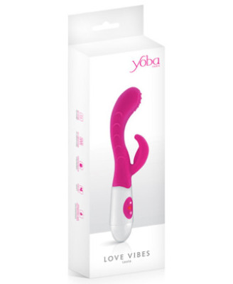Vibromasseur rabbit stries et picots 